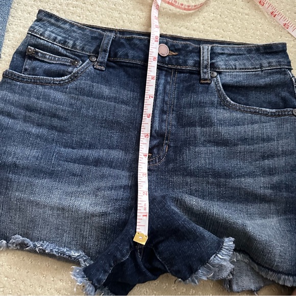 JBD Blue High Rise Cutoff Denim Shorts Us Size S - Picture 9 of 9